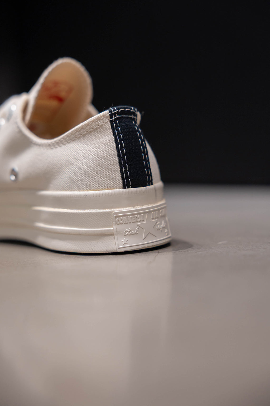 CHUCK 70 CDG OX MILK/BLACK/RED