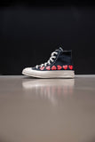 CHUCK 70 CDG HI BLACK/RED/EGRET