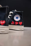 CHUCK 70 CDG HI BLACK/RED/EGRET