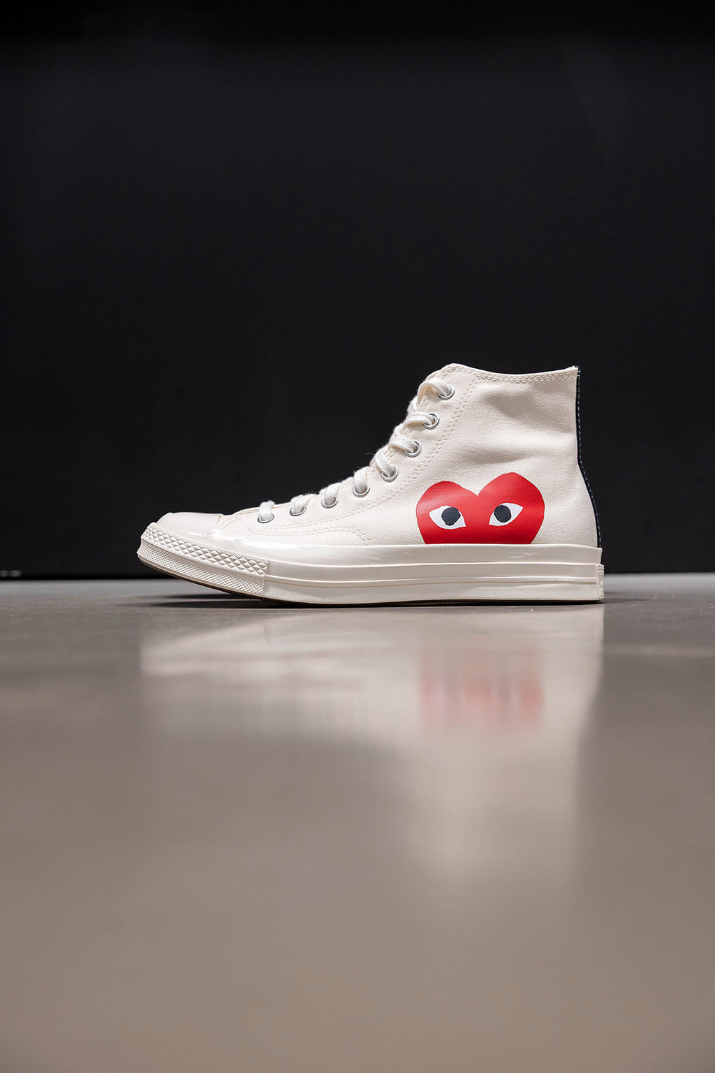 CHUCK 70 CDG HI MILK/RED/BLACK
