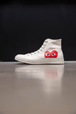 CHUCK 70 CDG HI MILK/RED/BLACK