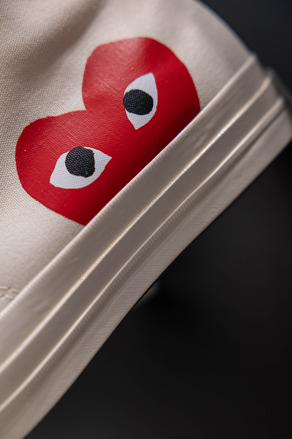 CHUCK 70 CDG HI MILK/RED/BLACK