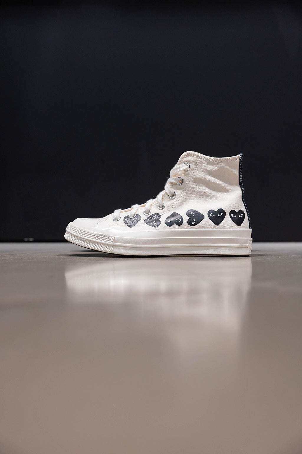 CHUCK 70 CDG HI MILK/BLACK/EGRET