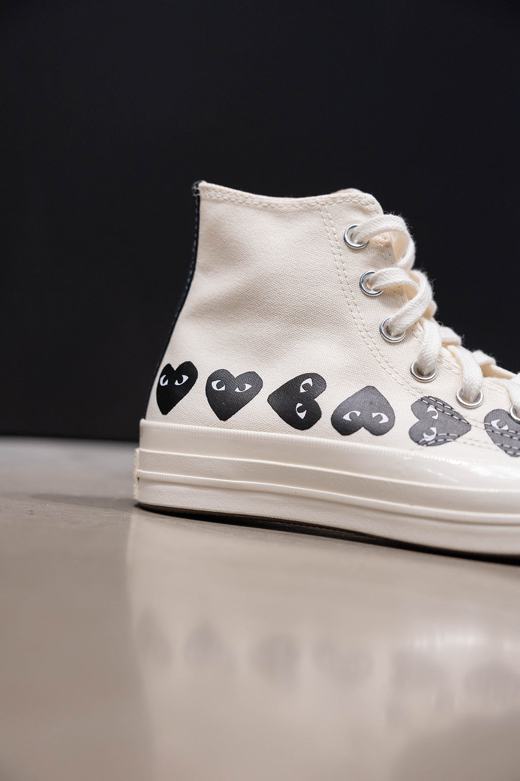 CHUCK 70 CDG HI MILK/BLACK/EGRET