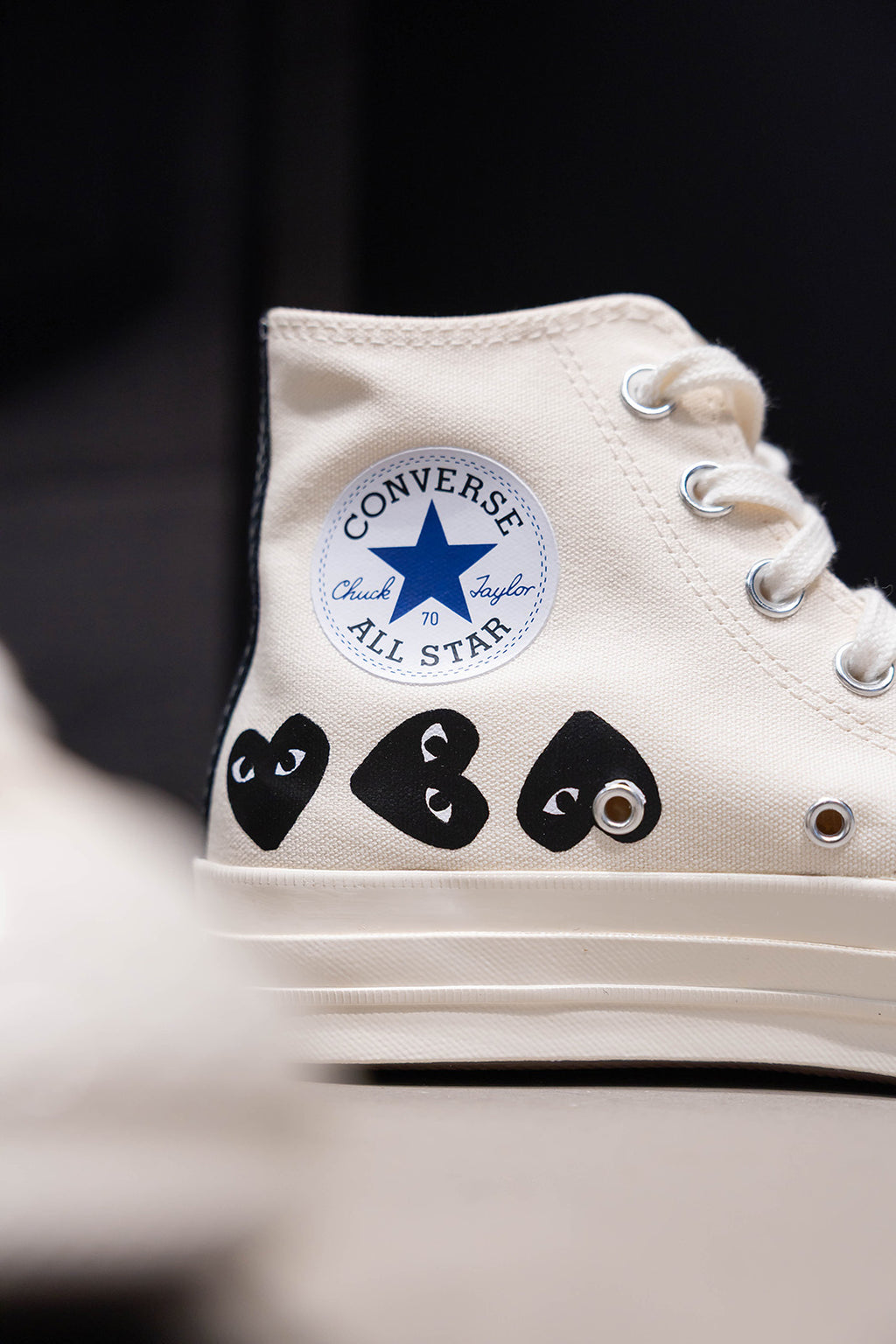 CHUCK 70 CDG HI MILK/BLACK/EGRET