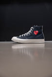 CHUCK 70 CDG HI BLACK/RED/EGRET