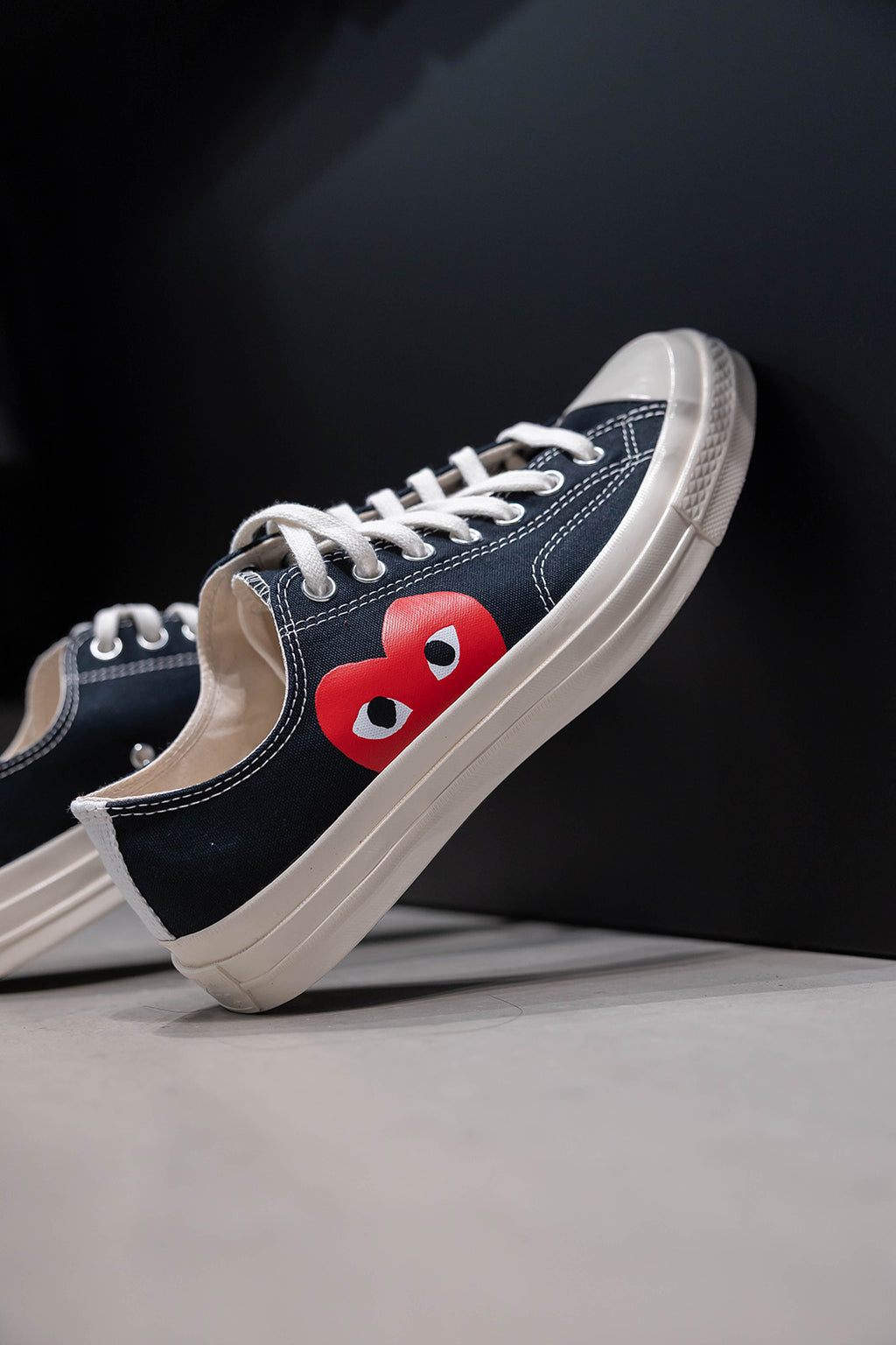 CHUCK 70 CDG OX BLACK/RED/EGRET