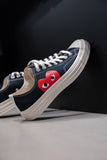 CHUCK 70 CDG OX BLACK/RED/EGRET