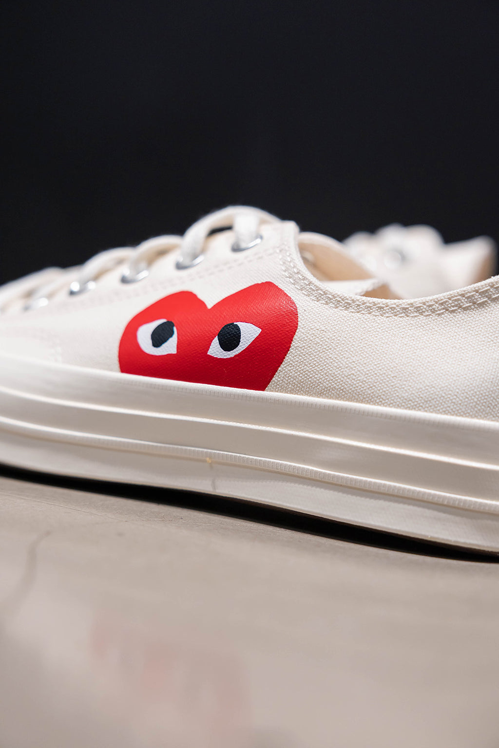 CHUCK 70 CDG OX MILK/ RED/ BLACK