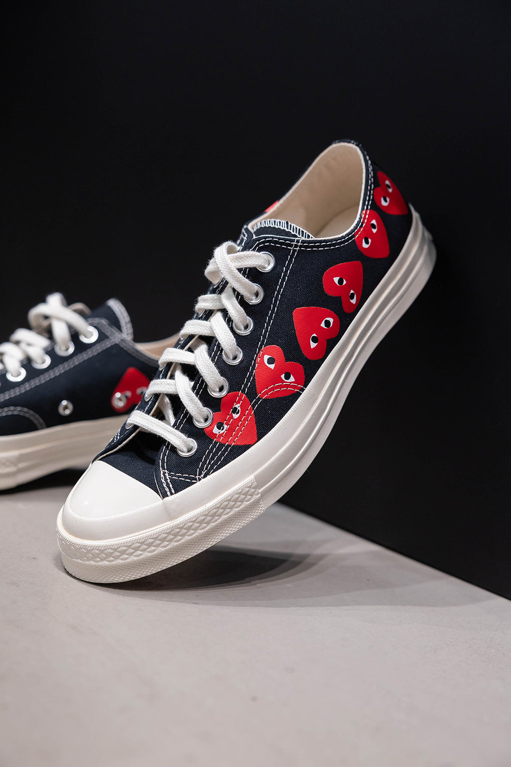 CHUCK 70 CDG OX BLACK/RED/EGRET