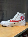 CTAS HI WHITE/RACING RED/WHITE